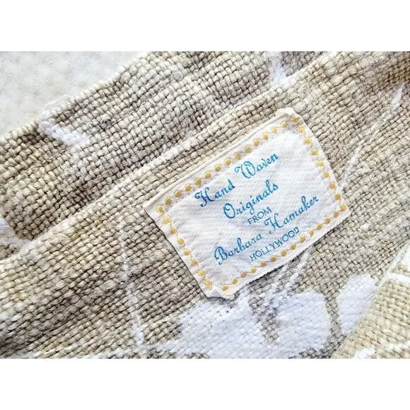 Vintage Handwoven Wool Fringe Purse Boho Artisan Bag - Picture 5 of 12